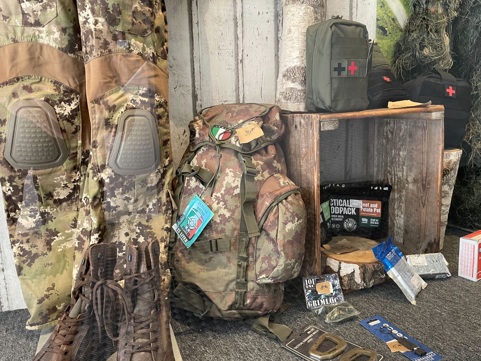 Army-Bereich im 1. Obergeschoss