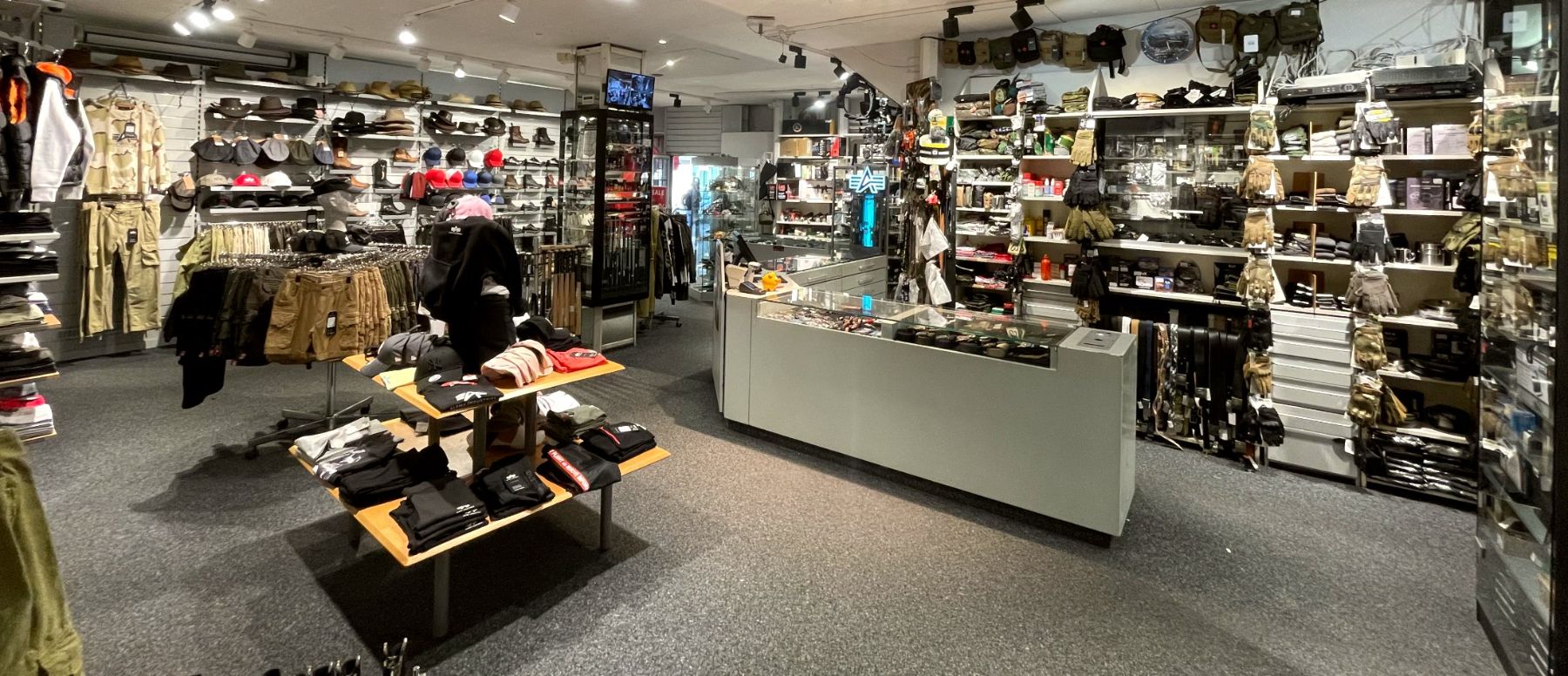 Verkaufsraum US SHOP Karlsruhe