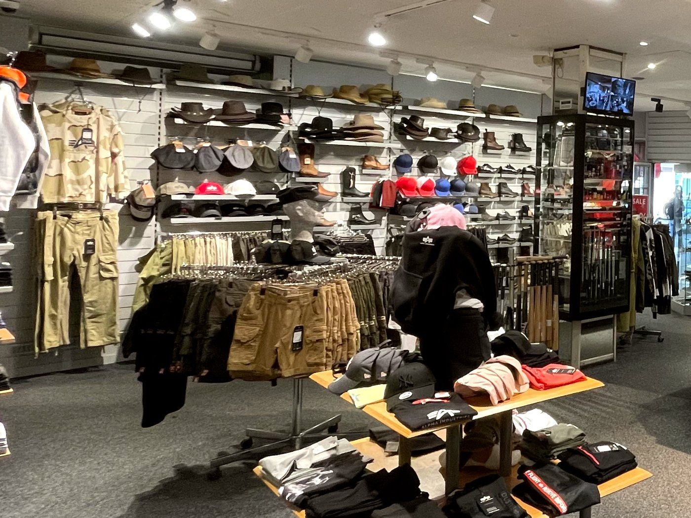 Verkaufsraum US SHOP Karlsruhe